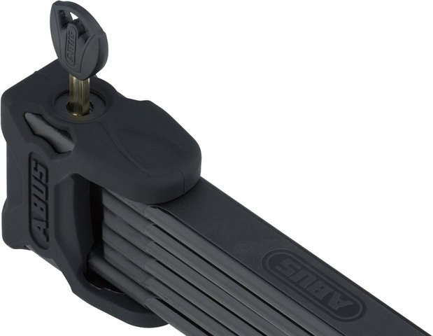 ABUS Bordo 6000K Folding Lock w/ SH SF Saddle Bracket & Rain Cap - black/90 cm