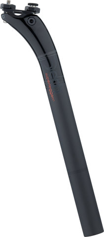 DEDA Tige de Selle en Carbone Superleggero - polish on black/31,6 mm / 350 mm / SB 25 mm