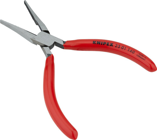 Knipex Flat Nose Pliers w/ Cutting Edge - red/140 mm