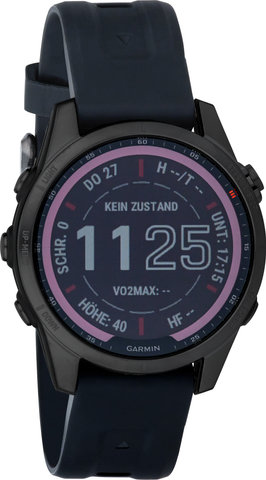 Garmin fenix 7S Sapphire Solar Titan GPS Multisport-Smartwatch - schwarz-schiefergrau/universal