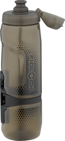 FIDLOCK Bidon TWIST 800 ml avec bottle connector - transparent-noir/800 ml