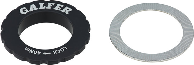 GALFER Fixed Disc Wave 1,8 mm MTB Center Lock Bremsscheibe - silver-black/160 mm