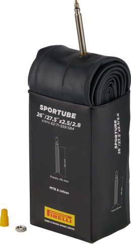 Pirelli Chambre à Air SporTube pour 26" / 27,5" - universal/26-27,5 x 2,5-2,8 SV 48 mm