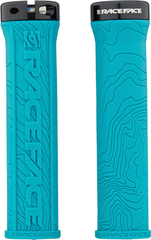 Race Face Half Nelson Lock On Lenkergriffe - turquoise/universal
