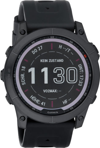 Garmin fenix 7X Sapphire Solar Titan GPS Multisport-Smartwatch - schwarz-schwarz/universal