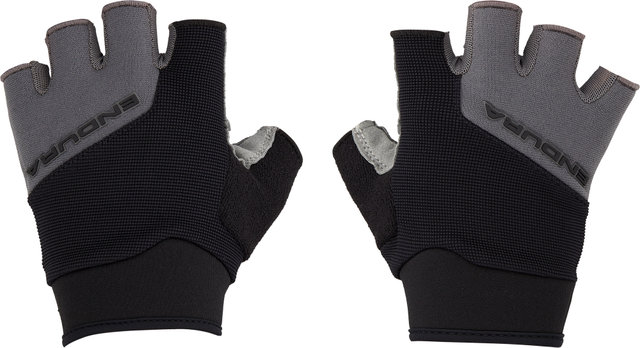 Endura Kids' Hummvee Plus Mitt Half Finger Gloves - black/M