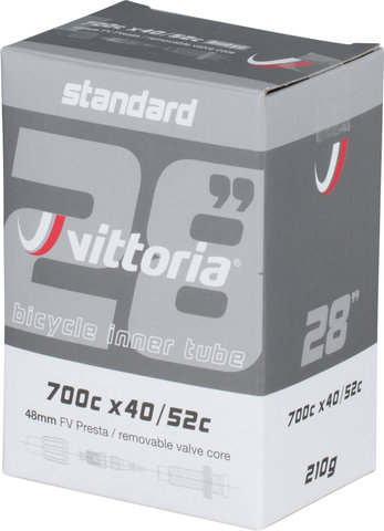 Vittoria Standard Inner Tube for 28" - universal/40-52 x 622 SV 48 mm