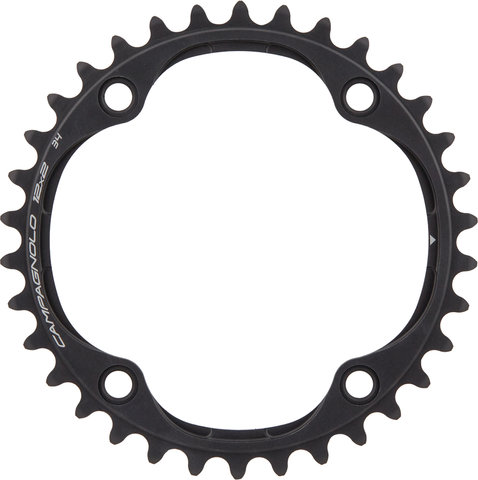 Campagnolo Super Record / Record Chainring 12-speed, 4-arm, 145 mm Bolt Circle - black/34 tooth