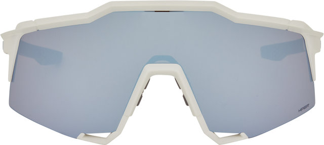 100% Speedcraft Hiper Sports Glasses - matte white/hiper blue multilayer mirror