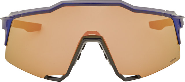 100% Speedcraft Hiper Sports Glasses - gloss cobalt blue/hiper copper mirror