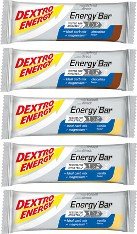 Dextro Energy Energy Bar Riegel - 5 Stück - gemischt/250 g