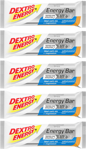 Dextro Energy Energy Bar Riegel - 5 Stück - salty peanut/250 g