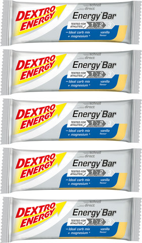 Dextro Energy Energy Bar Riegel - 5 Stück - vanilla/250 g