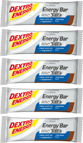 Dextro Energy Energy Bar Riegel - 5 Stück - chocolate/250 g