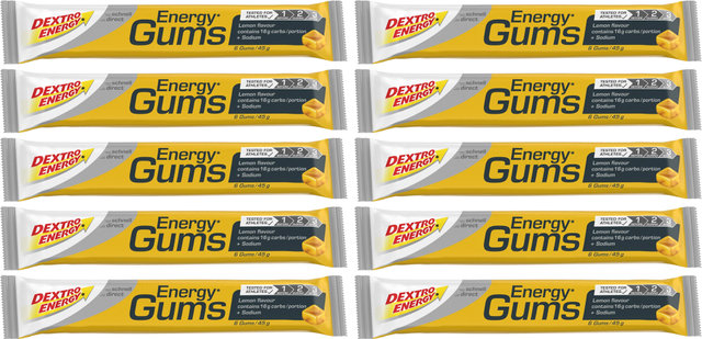 Dextro Energy Energy Gums - 10 Pack - lemon/450 g