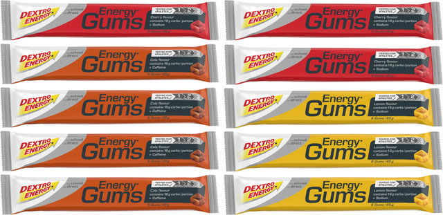 Dextro Energy Energy Gums - 10 Pack - mixed/450 g