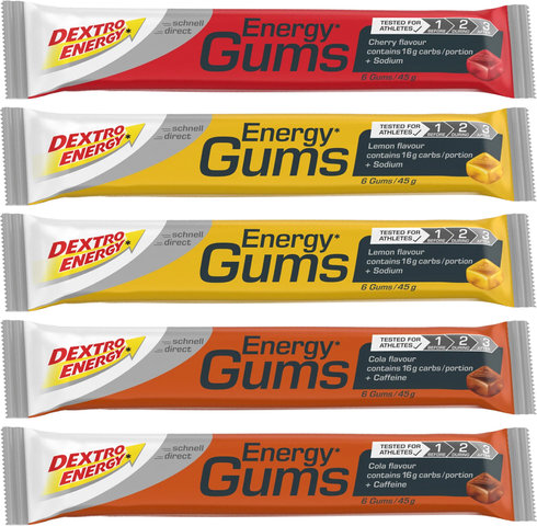 Dextro Energy Energy Gums - 5 Pack - mixed/225 g