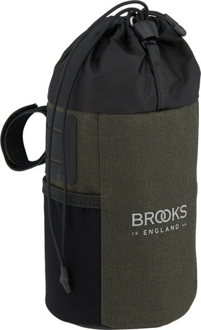 Brooks Bolsa de manillar Scape Feed Pouch - mud green/1,2 litros