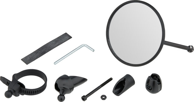 busch+müller Cycle Star Rear-View Mirror, 80 mm - black/short