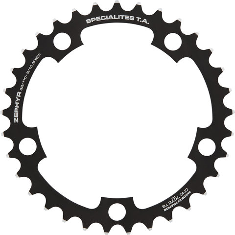 TA Zephyr Chainring, 5-arm, Inner, 110 mm BCD - black/33 tooth