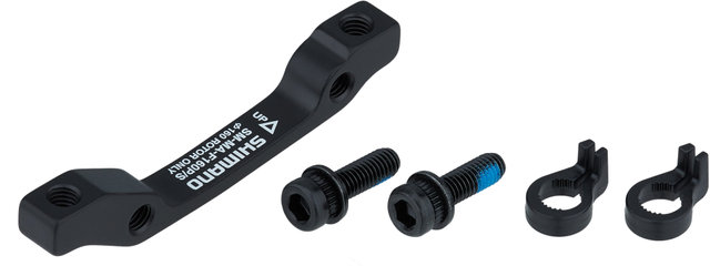 Shimano Disc Brake Adapter for 160 mm Rotors - black/front IS to PM