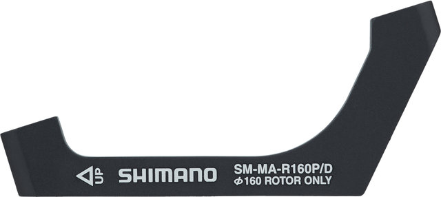 Shimano Adaptador de frenos de disco para discos de 160 mm - negro/RT FM sobre PM