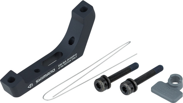 Shimano Disc Brake Adapter for 160 mm Rotors - black/rear FM to PM