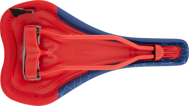 SQlab 611 Ergowave active 2.1 Saddle Wings for Life Ltd. Edition - blue-red/140 mm