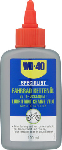WD-40 Specialist Chain Lube for Dry Conditions - universal/dropper bottle, 100 ml