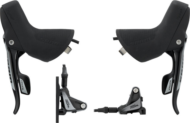 SRAM Rival 22 FM DoubleTap® Hydraulic Disc Brake Set - black/set (front+rear)