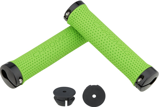 Chromag Basis Lock On Grips - tight green/142 mm