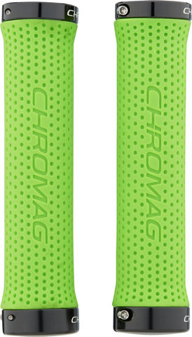 Chromag Basis Lock On Grips - tight green/142 mm