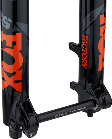 Fox Racing Shox 36 Float 27,5" GRIP2 Factory Boost Federgabel Modell 2023 - shiny black/160 mm / 1.5 tapered / 15 x 110 mm / 44 mm