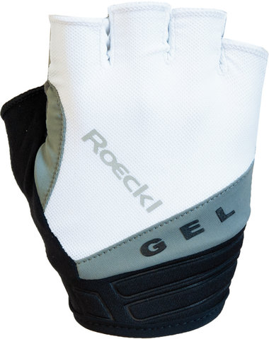 Roeckl Itamos Half Finger Gloves - white-silver/8