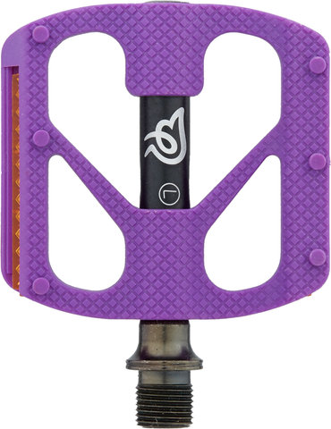 EARLY RIDER Pedales de plataforma P1 Resin para bicicletas para niños de 14"-16" - purple/universal