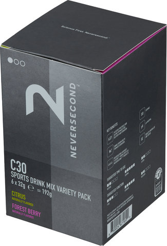 NeverSecond C30 Sports Drink Powder 6 x 32 g - citrus-forest berry/192 g