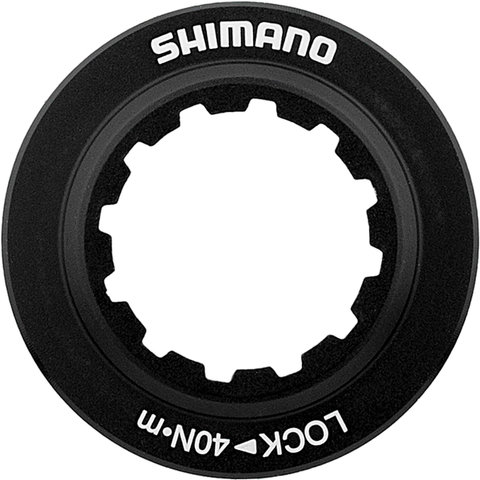 Shimano RT-CL900 Center Lock Brake Rotor for Dura-Ace w/ Internal Teeth - black-silver/160 mm