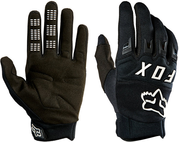 Fox Head Dirtpaw Full Finger Gloves - black-white/M