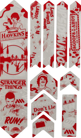 All Mountain Style Stranger Things Frame Guard Extra Frame Protection Stickers - upside down white/universal