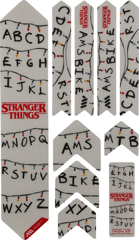 All Mountain Style Stranger Things Frame Guard Extra Frame Protection Stickers - lightbulbs black/universal