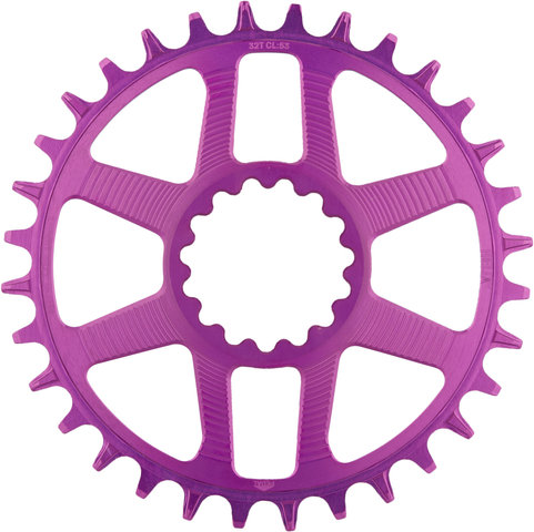 e*thirteen Helix R Guidering Direct Mount Chainring - eggplant/32 tooth