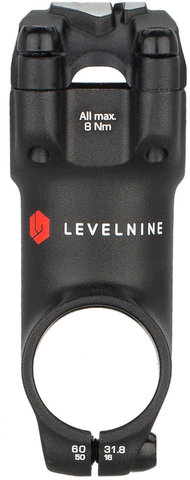 LEVELNINE Potence Race 6 DEG 31.8 - black/60 mm 6°