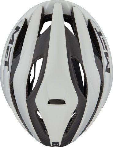 MET Trenta 3K Carbon MIPS Helmet - white-silver metallic-matt/56 - 58 cm
