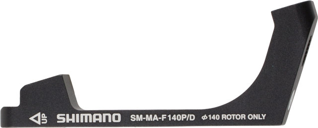Shimano Adaptador de frenos de disco para discos de 140 mm - negro/RD FM sobre PM