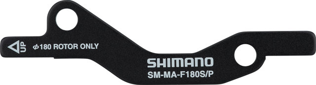 Shimano Adaptateur de Frein à Disque pour Disque de 180 mm - noir/avant PM sur IS