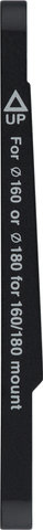 Shimano Adaptateur de Frein à Disque pour Disque de 180 mm - noir/avant FM 160/180 en FM 180