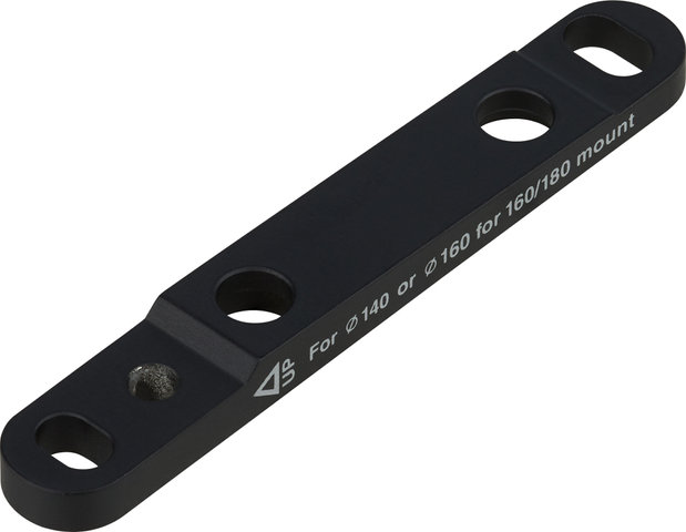 Shimano Adaptador de frenos de disco para discos de 180 mm - negro/RD 160/180 sobre 180 FM