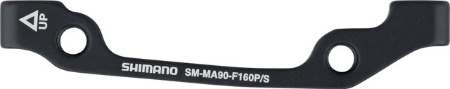 Shimano Adaptador de frenos de disco XTR, XT para disco de 160 mm - negro/RD IS auf PM