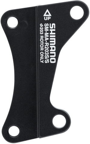 Shimano Disc Brake Adapter for 203 mm Rotors - black/rear IS to IS