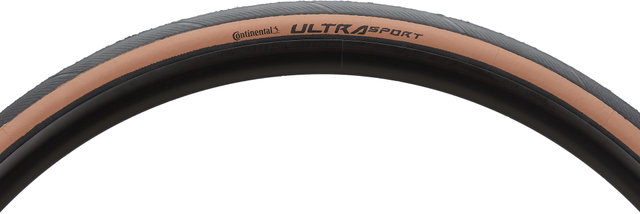 Continental Ultra Sport III 28" Folding Tyre - black-brown/28-622 (700x28c)